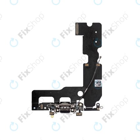 Apple iPhone 7 Plus - Nabíjecí Konektor + Flex Kabel (Black)