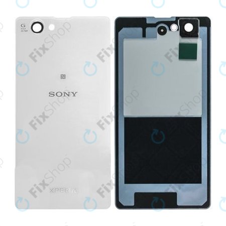 Sony Xperia Z1 Compact - Bateriový Kryt bez NFC Antény (Bílá) - 1276-8465