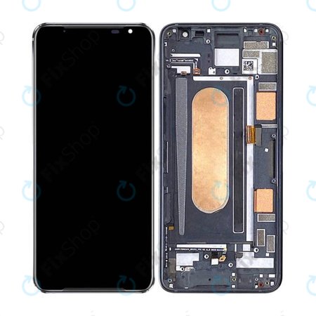 Asus ROG Phone 3 ZS661KS - LCD Displej + Dotykové Sklo + Rám (Black Glare) - 90AI0031-R20030