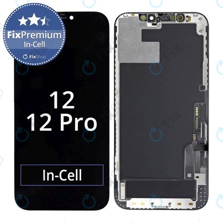 Apple iPhone 12, 12 Pro - LCD Displej + Dotykové Sklo + Rám In-Cell FixPremium