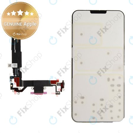 Nabíjecí Konektor + Flex Kabel pro iPhone 16 | Pink | 923-11224 | Genuine Apple