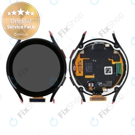 Samsung Galaxy Watch 5 44mm R915 - LCD Displej + Dotykové Sklo + Rám (Graphite) - GH82-30043A Genuine Service Pack