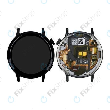 Huawei Watch GT3 Milo B19T 42mm - LCD Displej + Dotykové Sklo + Rám (Black Stainless Steel) - 02354QVK Genuine Service Pack