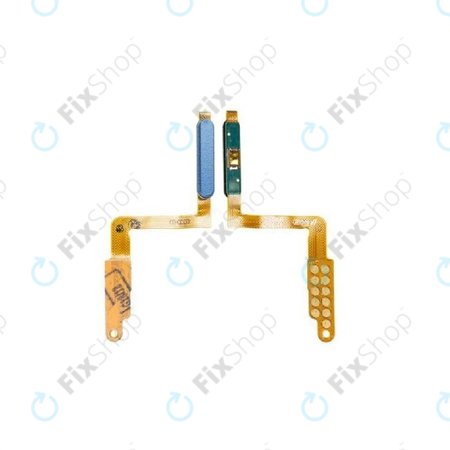 Samsung Galaxy A7 A750F (2018) - Senzor Otisku Prsta + Flex Kabel (Blue) - GH96-12118A Genuine Service Pack