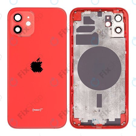 Apple iPhone 12 - Zadní Housing (Red)