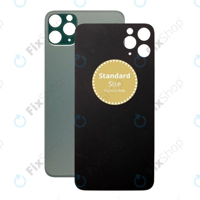 Apple iPhone 11 Pro Max - Sklo Zadního Housingu (Green)