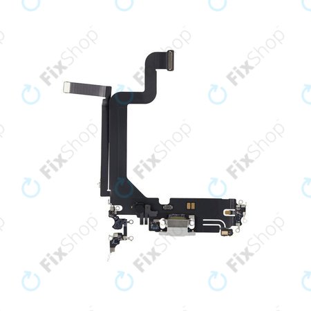 Apple iPhone 14 Pro Max - Nabíjecí Konektor + Flex Kabel (Silver)