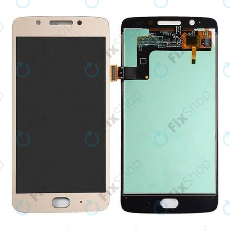 Motorola Moto G5 XT1676 - LCD Displej + Dotykové sklo + Rám (Zlatá) - 5D68C07419