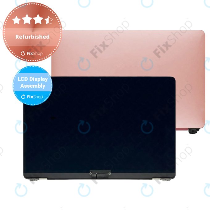 Apple MacBook Air 13" A1932 (2019), 13" A2179 (2020) - LCD Displej + Přední Sklo + Kryt (Gold) Refurbished