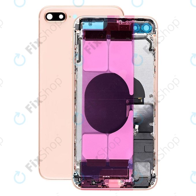 Apple iPhone 8 Plus - Zadní Housing s Malými Díly (Gold)