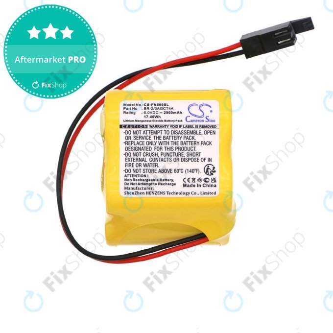 Baterie pro GE FANUC ALPHA iSV, BETA iSV, 2900mAh, Li-MnO2, 6V, A98L-0031-0025, HQ
