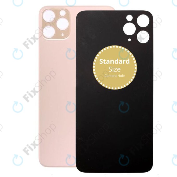 Apple iPhone 11 Pro Max - Sklo Zadního Housingu (Gold)