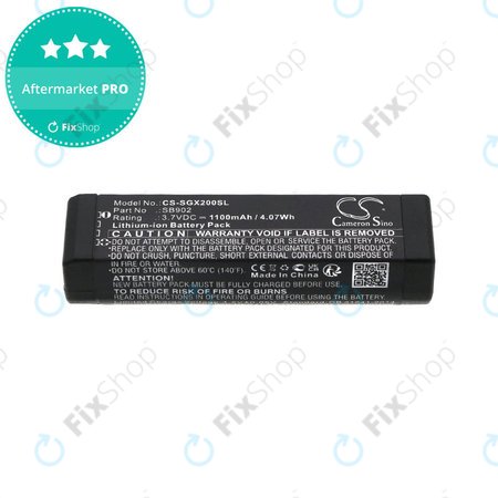 Baterie pro Shure GLXD1, 2, MXW2, 1100mAh, Li-Ion, 3.7V, SB902, HQ