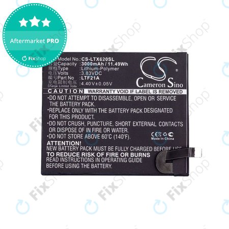 Baterie pro LeEco Le 2, LeTV X-series, 3000mAh, Li-Pol, 3.83V, LTF21A, HQ