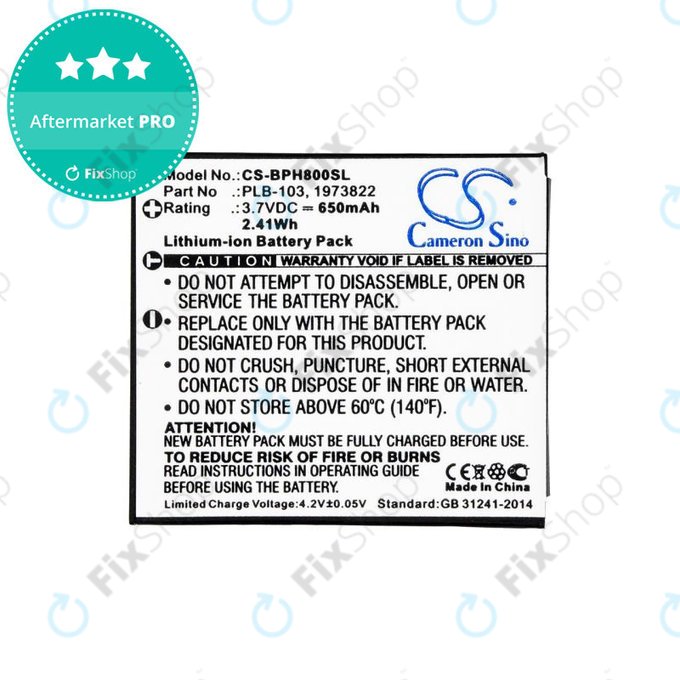 Baterie pro Bang & Olufsen Beoplay H7, H8, H9, 650mAh, Li-Ion, 3.7V, PLB-103, HQ