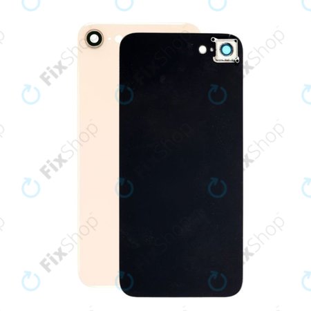 Apple iPhone 8 - Sklo Zadního Housingu + Sklíčko Zadní Kamery (Gold)