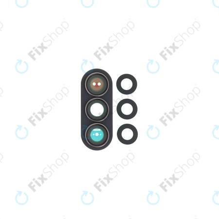 Samsung Galaxy Z Fold 7 F966B - Sklíčko Zadní Kamery + Rám (Jetblack)