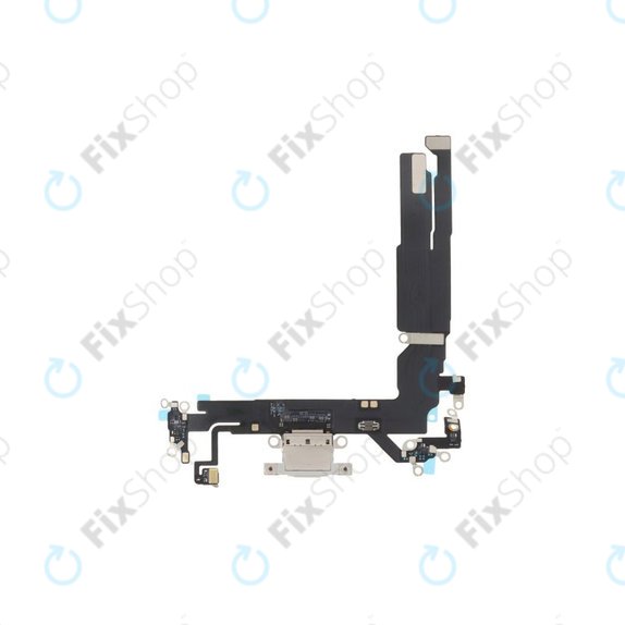 Apple iPhone 16 - Nabíjecí Konektor + Flex Kabel (White)