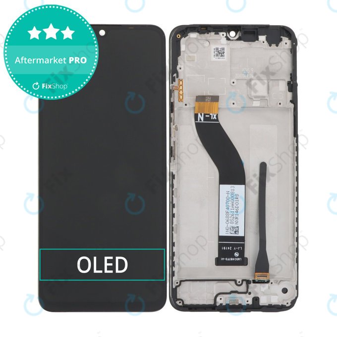 Xiaomi Redmi 14C 4G, Poco C75 - LCD Displej + Dotykové Sklo + Rám (Midnight Black) OLED