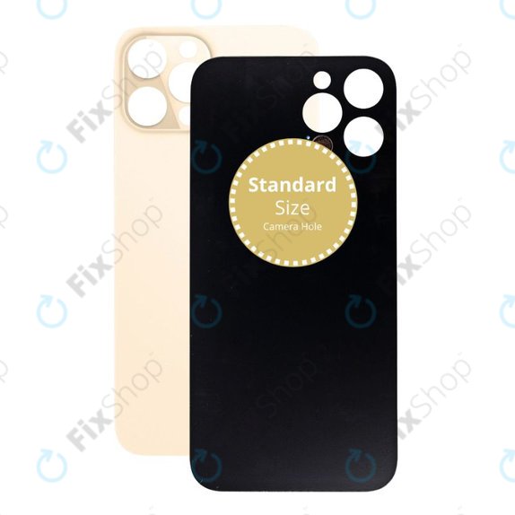 Apple iPhone 12 Pro - Sklo Zadního Housingu (Gold)