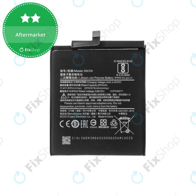 Xiaomi Mi 9 SE - Baterie BM3M 3070mAh